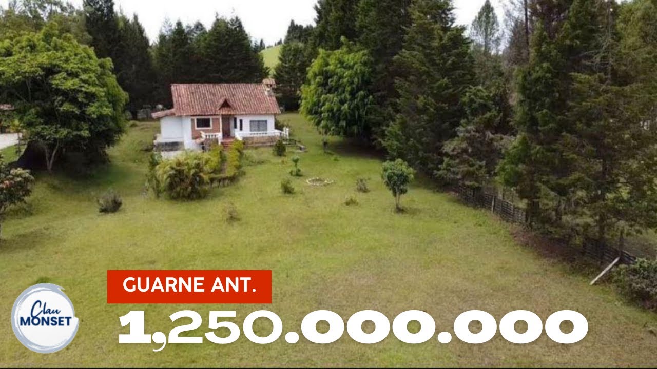 Se vende Finca en Guarne Antioquia.