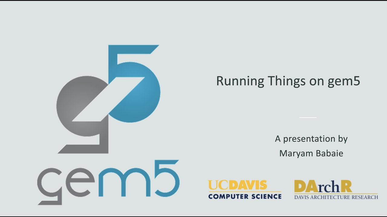 gem5 bootcamp 2022: Using SE mode, traffic generators, etc.