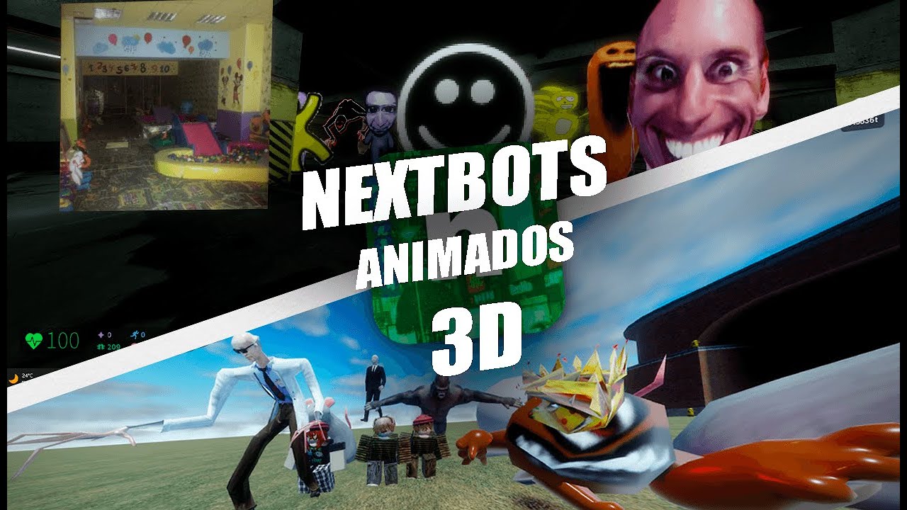 TODOS LOS NEXTBOTS ANIMADOS Y EN 3D EN NICO'S NEXTBOTS