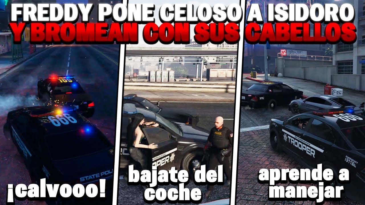 FREDDY PONE CELOSO A ISIDORO Y SE BROMEAN CON SUS CABELLOS🤣