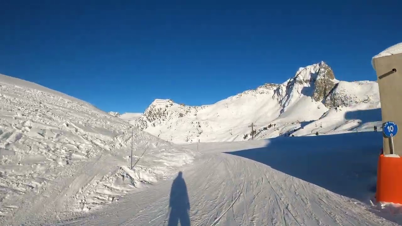 Piste Roc Du Diable & Ours Blue  La Plagne/Paradiseski Bellecote area