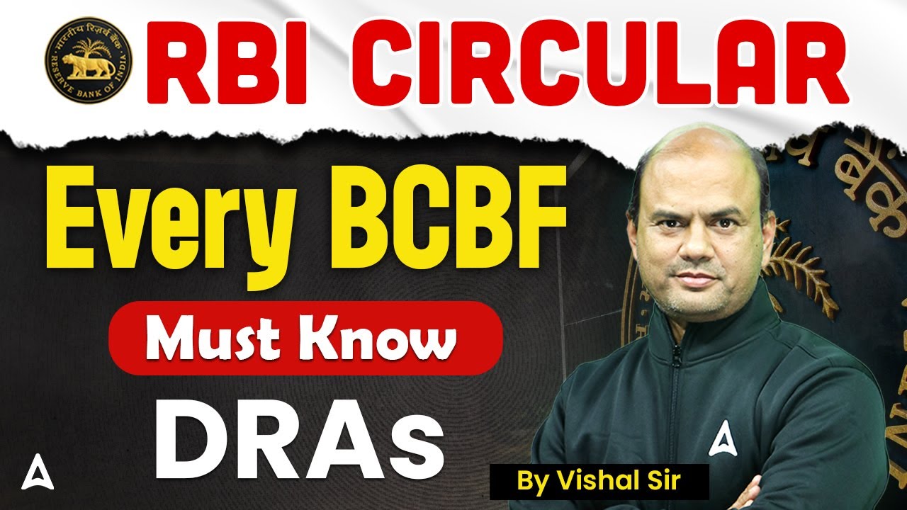RBI Circulars Explained | Must-Know for Every BCBF Aspirant | By  Vishal Sir