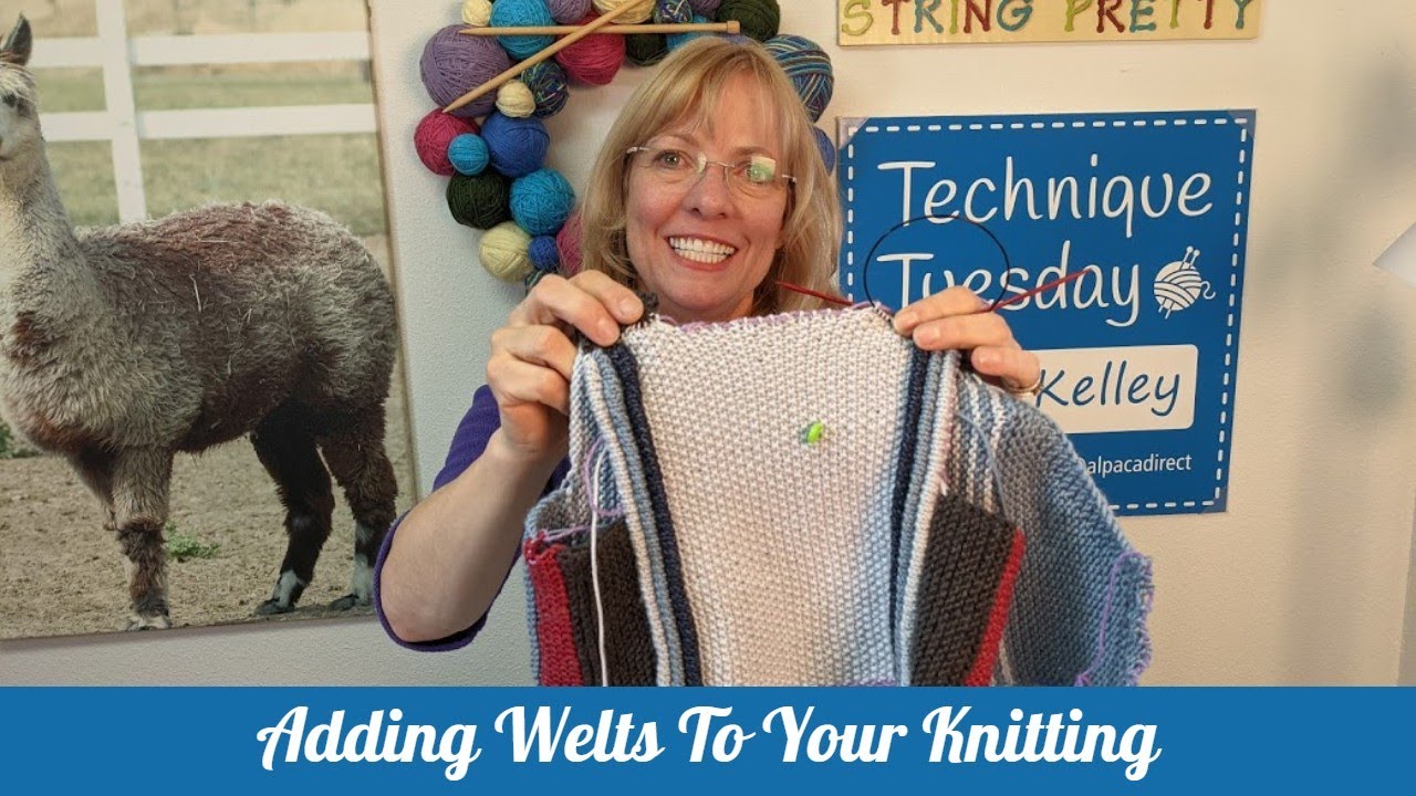 How To Add Welts To Your Knitting