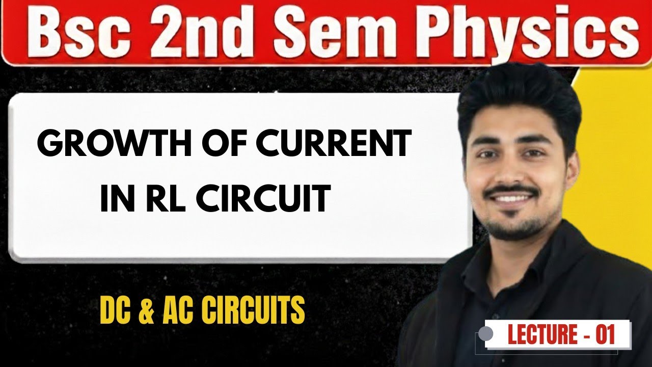 Growth Of Current In RL Circuit | AC And DC Circuit | Semiconductor | Bsc 2nd Semester Physics 