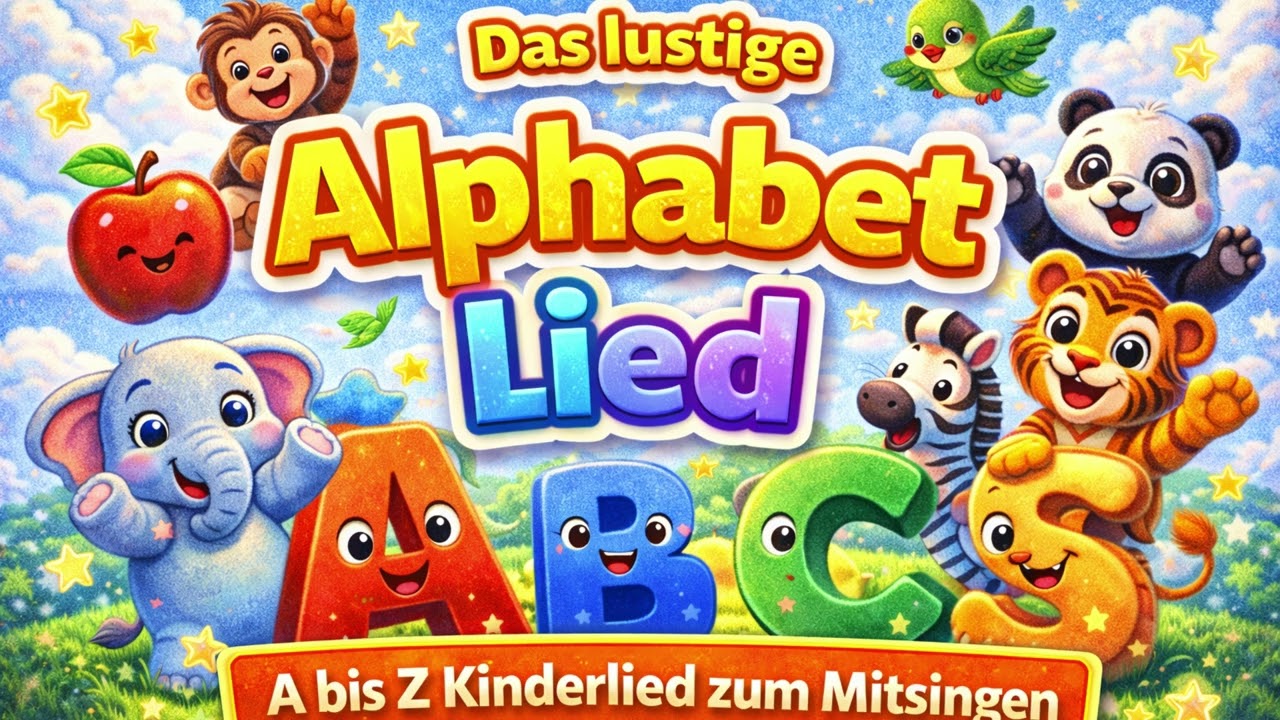 Das lustige Alphabet Lied | A bis Z Kinderlied zum Mitsingen & Lernen