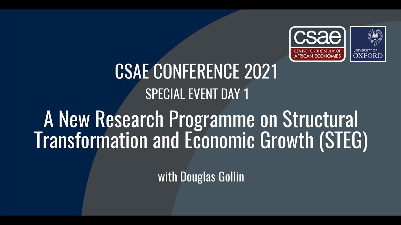 A New Research Programme on Structural Transformation and Economic Growth (STEG)