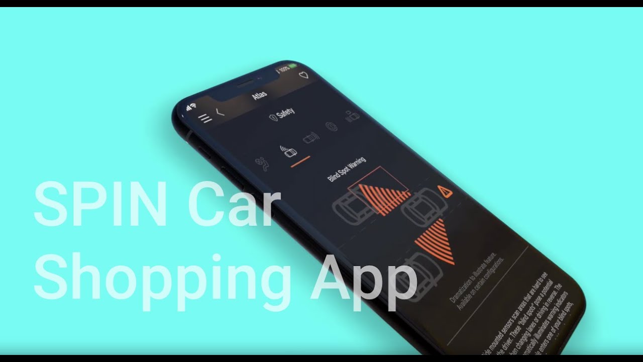 SPIN Car Shopping App for iOS - 3D Preview Demo - Short