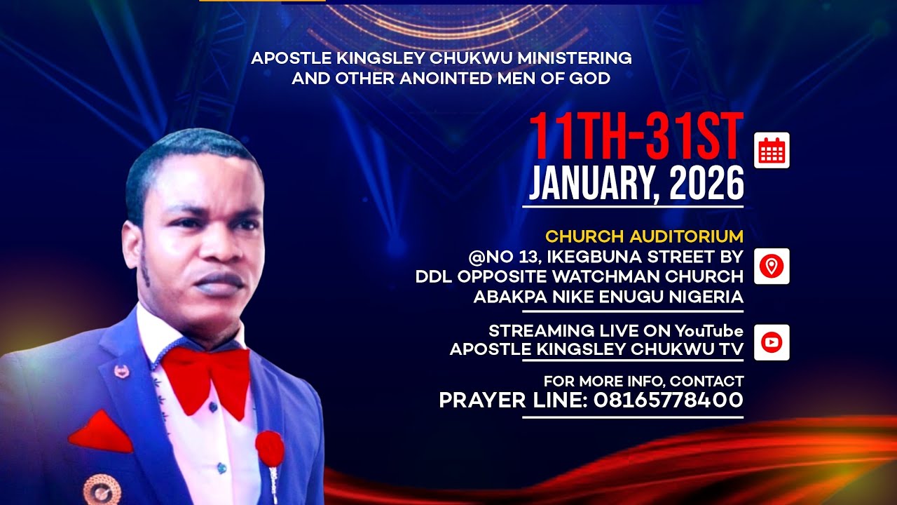 THERE IS WEAITH IN FIRST FRUIT  // Sunday, 11 Jan 2026. Apostle Kingsley Chukwu 