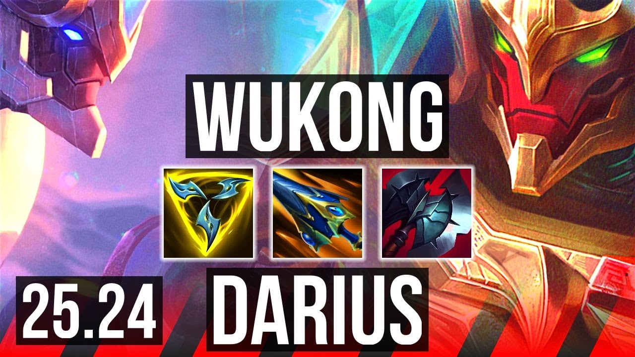 WUKONG vs DARIUS (TOP) | EUW Master | 25.24