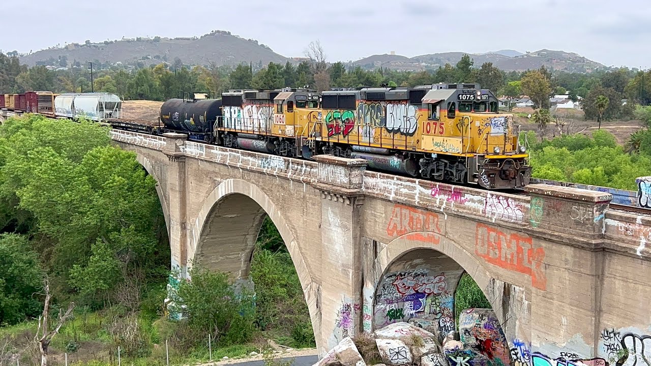[4K] Union Pacific's LOB40 Cheeseburger Local on the Rohr Spur and LA Sub 2025