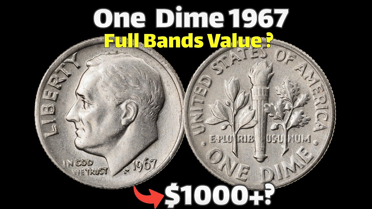 1967 Dime Worth $1000+? No Mint Mark Coin to Look For! #1967 #rarecoins #uscoins #uscoinage