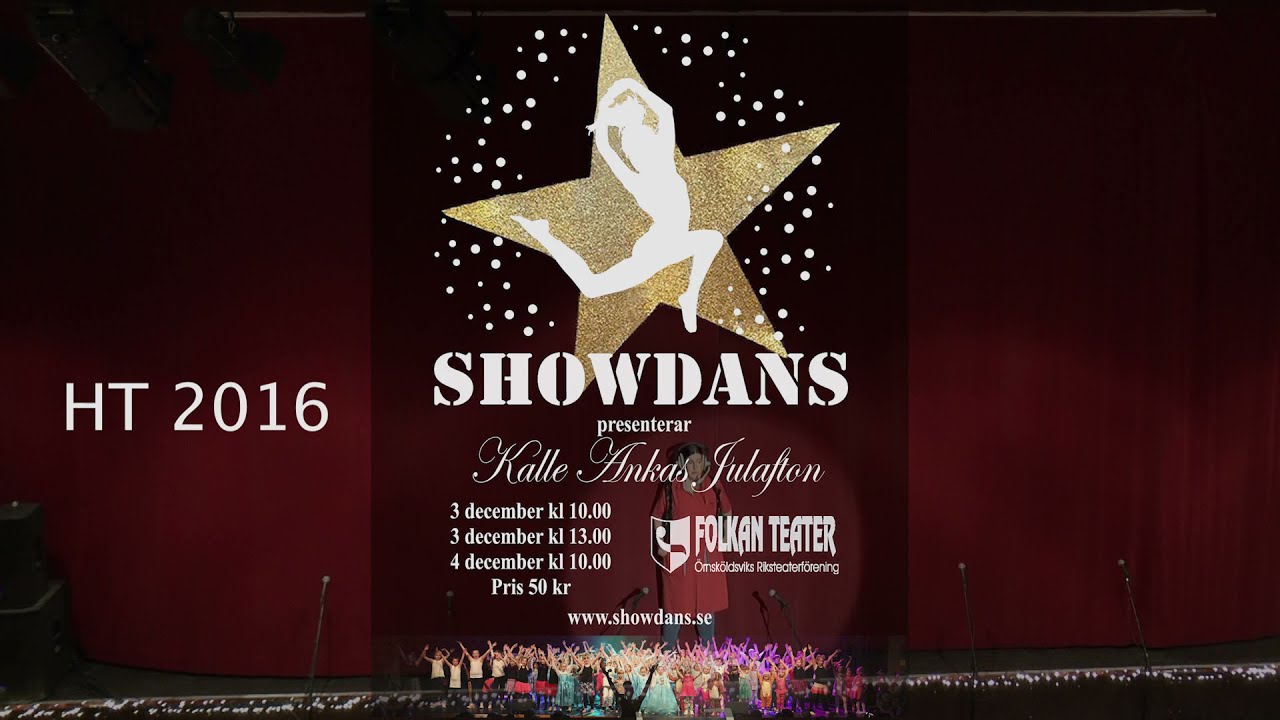Showdans presenterar Kalle Ankas jul ht 2016