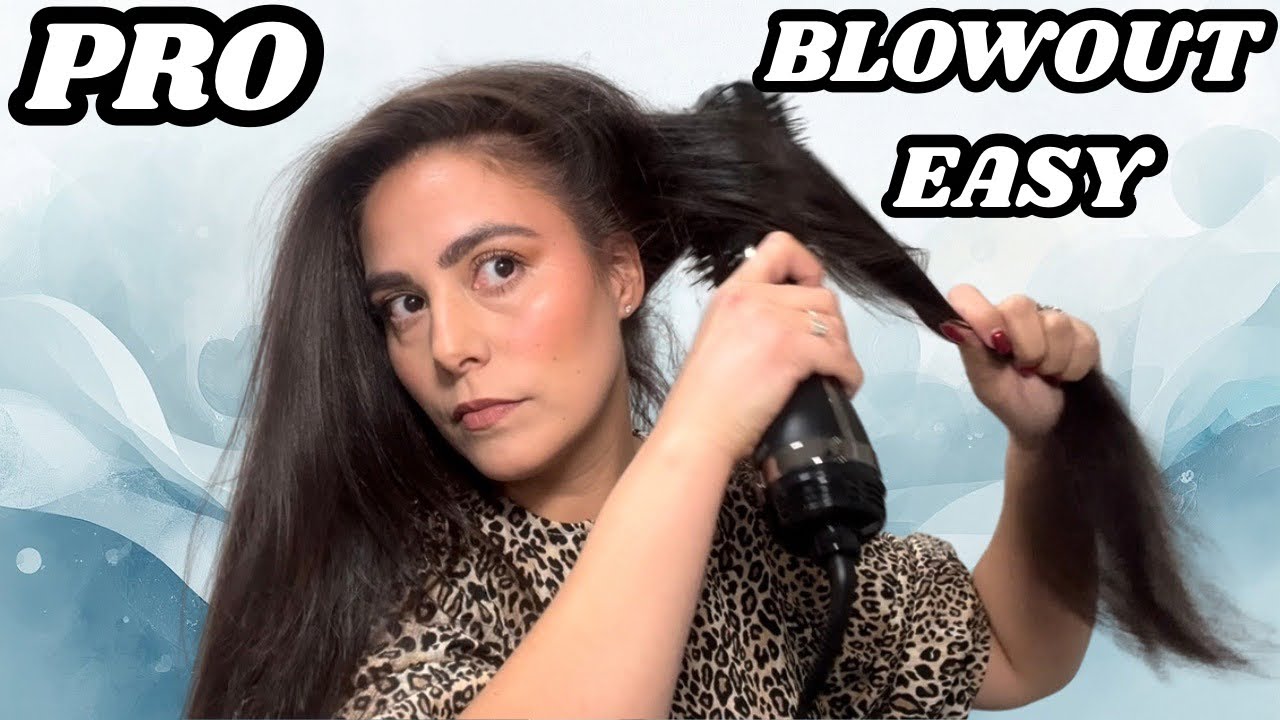How to Use Professional Hot Tools Blow Dry Brush on Yourself