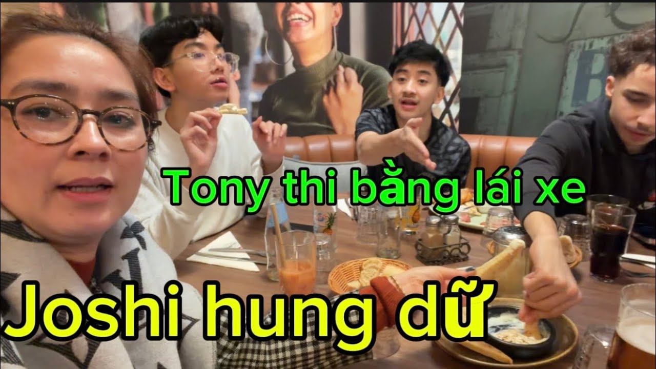 nhà hàng ở pháp/ Sinh Nhật Tony muộn