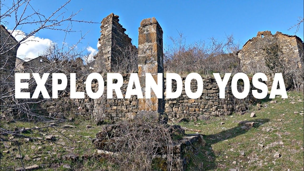 YOSA, PUEBLO ABANDONADO cerca de  OTO y BROTO en las montañas de LOS PIRINEOS