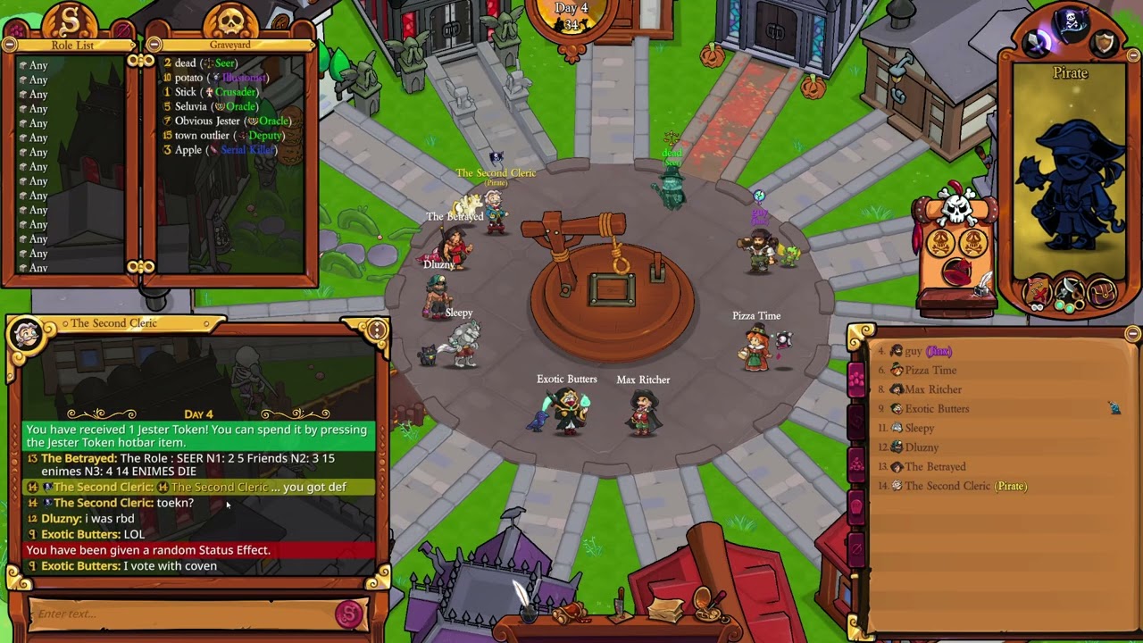 Town of Salem 2 - Jan 31st - Pirate