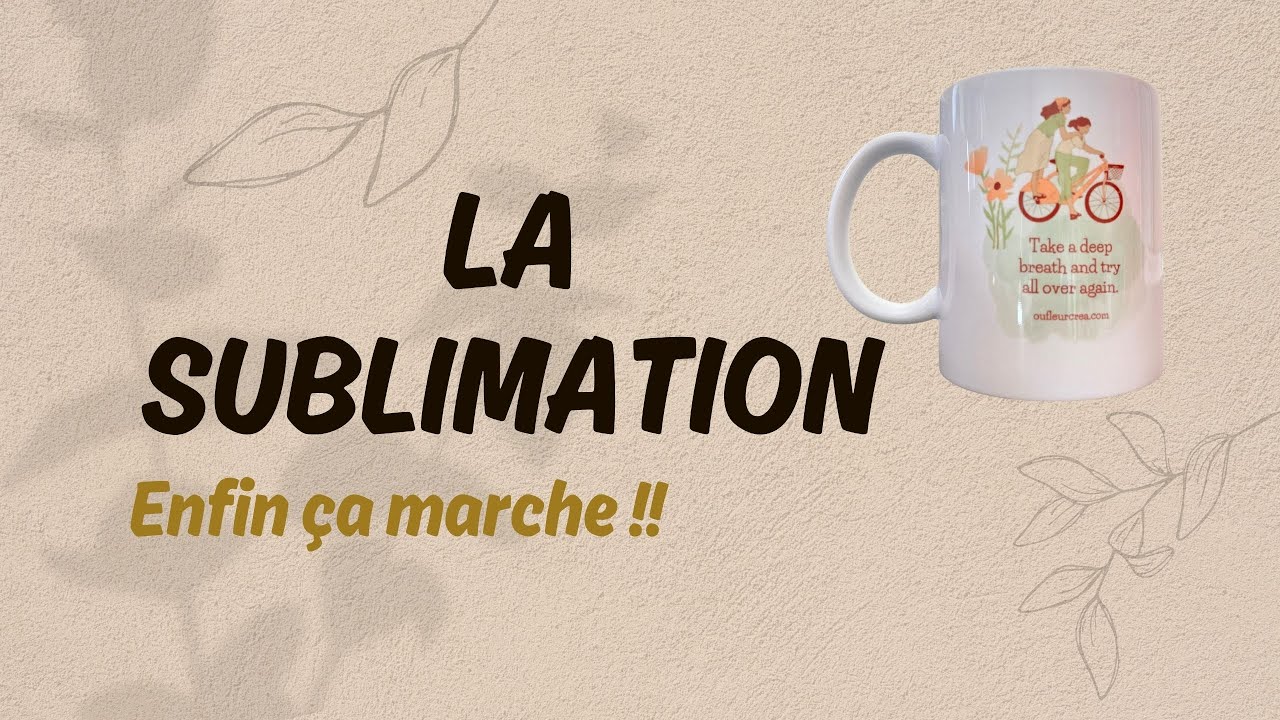 Créer un Mug personnalisé avec Epson et Canva - conseils importants
