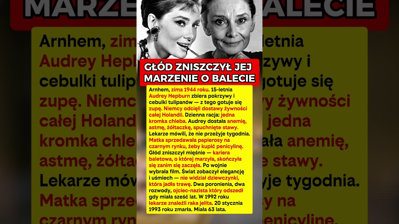 ŚWIAT WIDZIAŁ UŚMIECH NIE WIDZIAŁ DZIEWCZYNKI KT&Oacute;RA JADŁA TRAWĘ