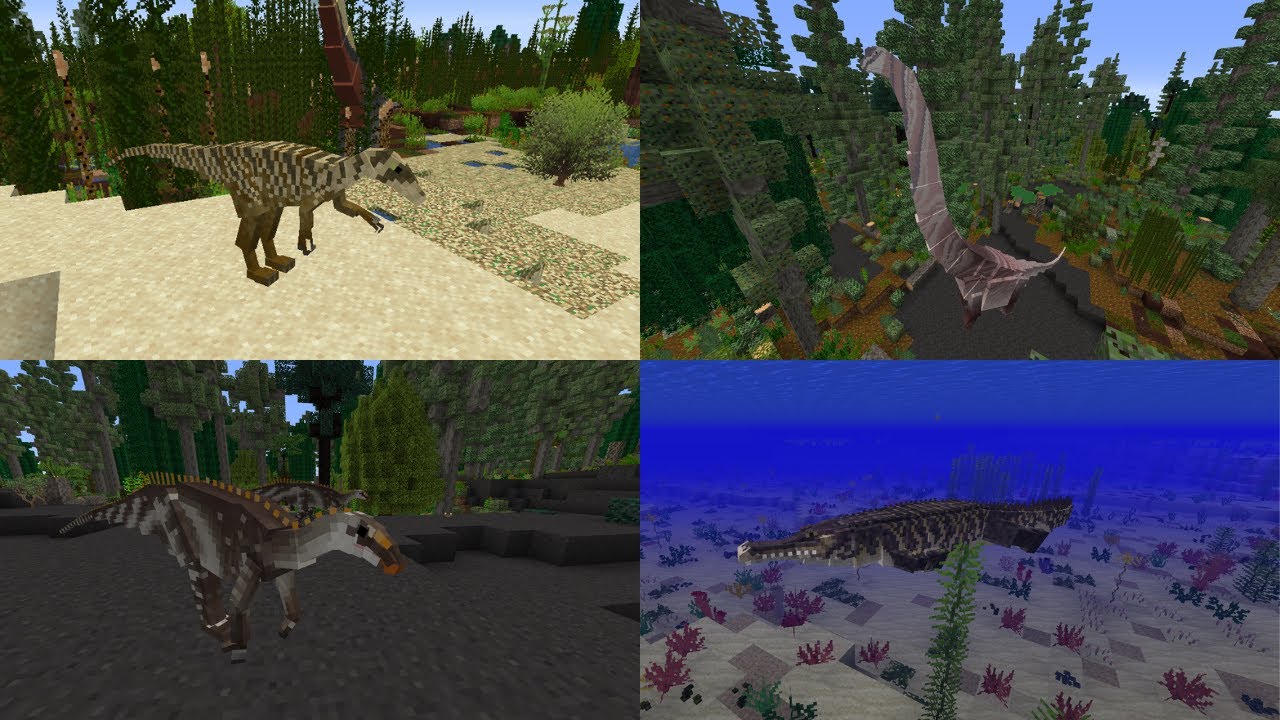 Prehistoric nature mod | Four Realms update - all creatures