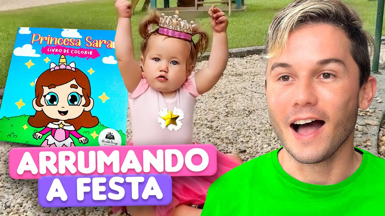 PREPARATIVOS PARA A FESTA DE ANIVERSÁRIO DA SARA | Família Galactica