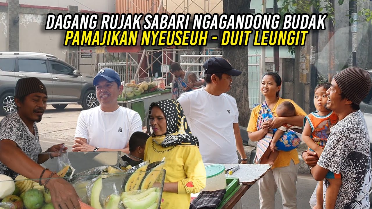 GENDONG 4NAK SAMBIL JUALAN RUJAK - UANG 400 RIBU HILANG SAAT ISTRI NYUCI