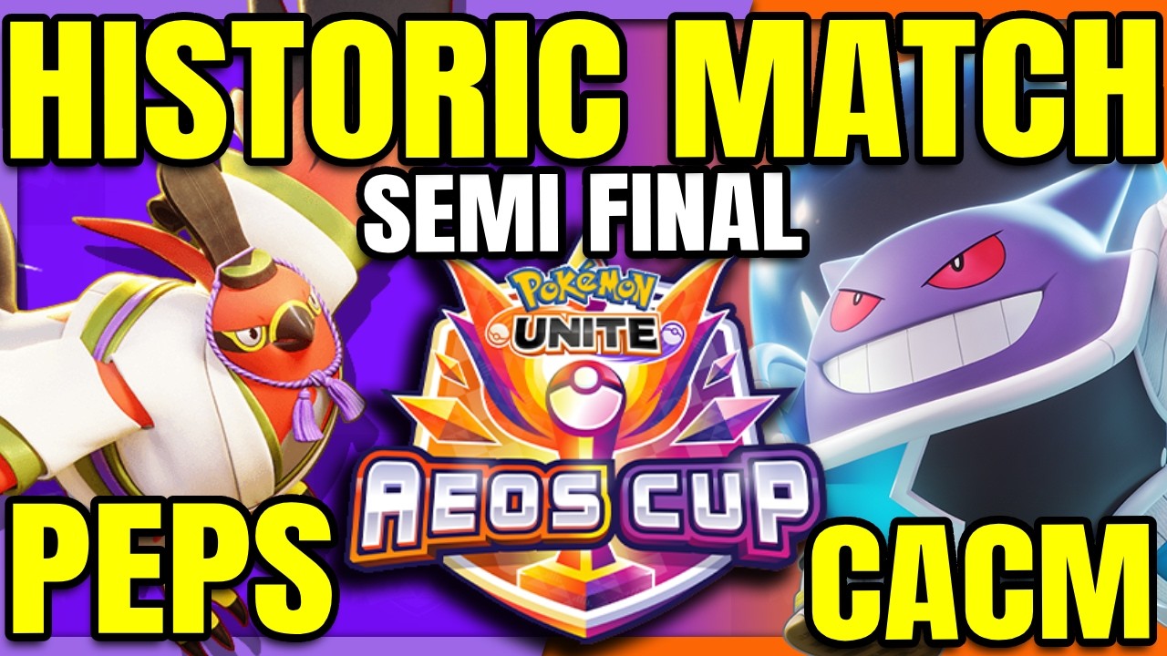 HISTORY IN THE MAKINGS Peps vs CACM - Aeos Cup EUIC | Pokemon Unite