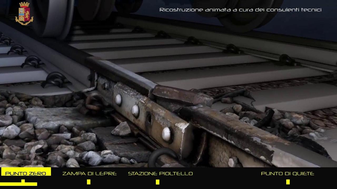 Milano, la ricostruzione animata in 3D del disastro ferroviario di Pioltello