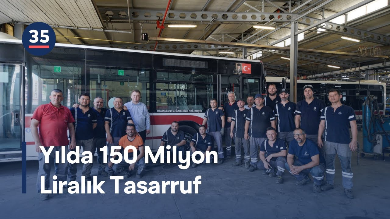 ESHOT Atölyeleri Fabrika Gibi Çalışıyor