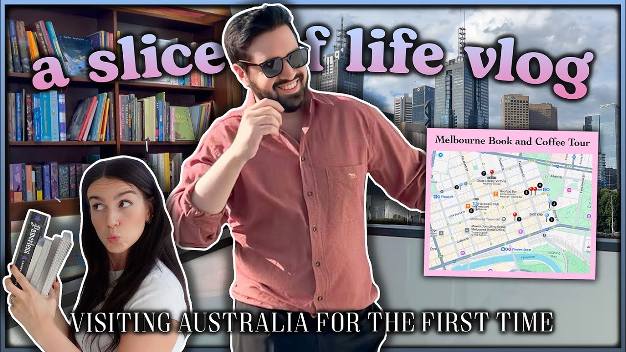 I Went On a Bookstore and Coffee Shop Tour in Australia 📚 Bookish Slice of Life Vlog