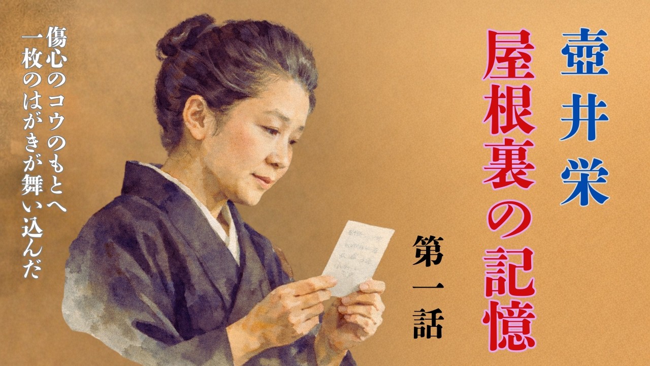 壺井栄【小説朗読】壷井栄『屋根裏の記憶・第一話』コウの記憶に残る屋根裏の女たち・・日本の名作/途中広告無し/睡眠/作業用/