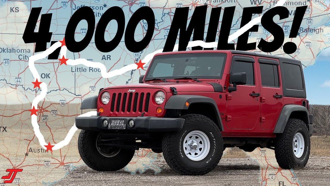 How Reliable is a Lifted Jeep Wrangler for a Road Trip? Driving 4,000 Miles to Find Out!