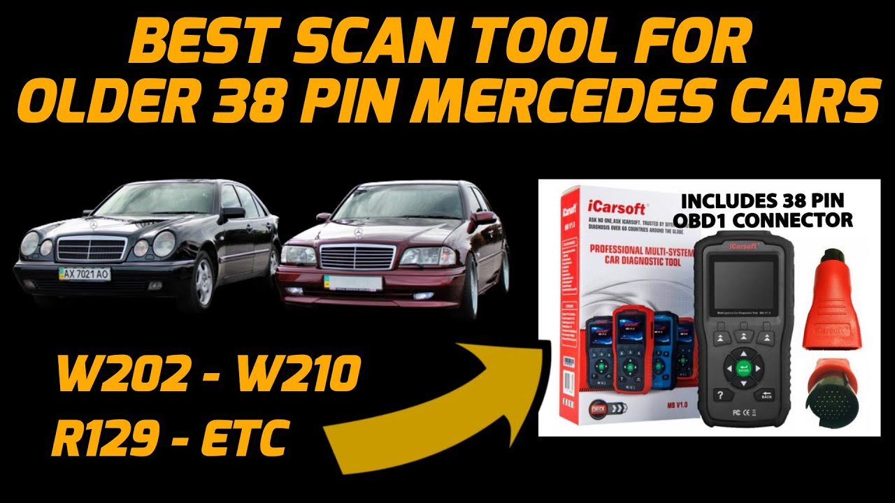 Best Scan Tool For 38 Pin Mercedes Cars W202 W210 R129 etc