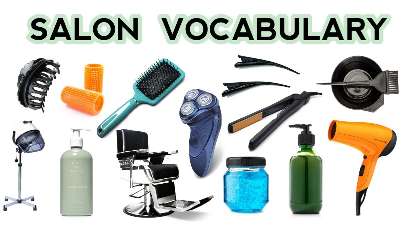 Salon Equipments With Names|Salon Products Knowledge|Salon Vocabulary