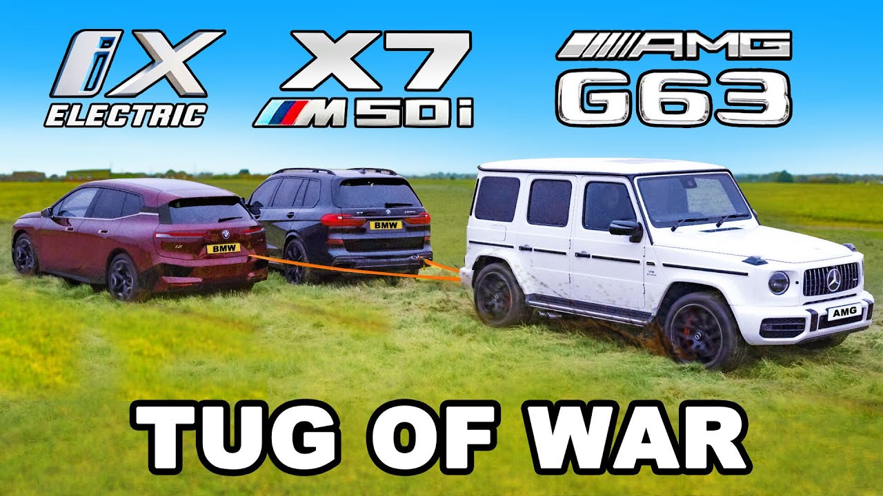 BMW iX v BMW X7 v AMG G63: TUG-OF-WAR