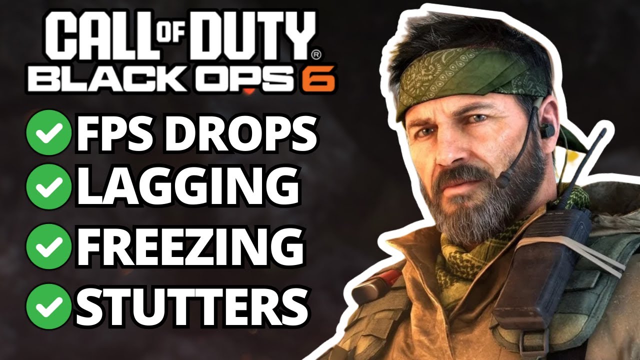 How To Fix COD Black OPS 6 FPS Drops, Lagging, Freezing & Stuttering