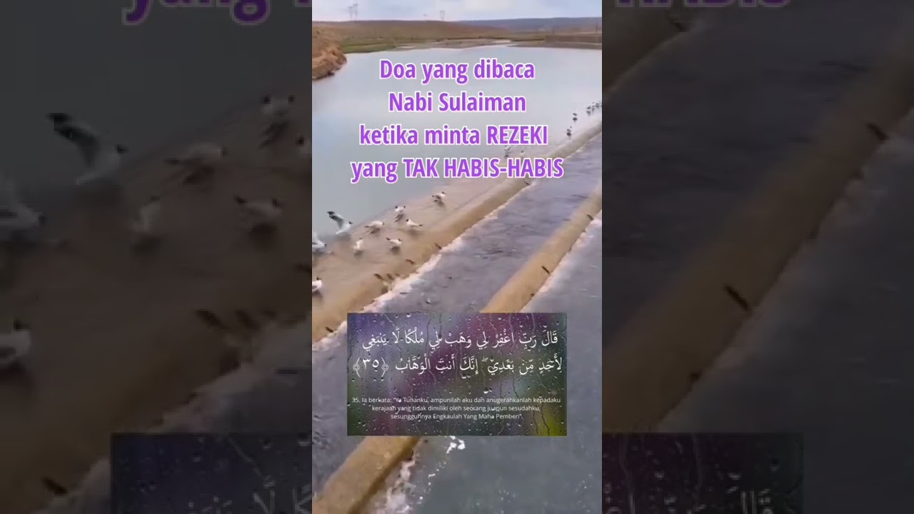 Doa Nabi Sulaiman Pembuka rezeki