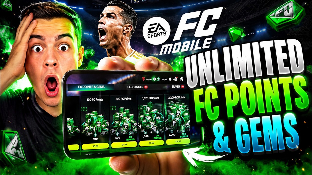 FC Mobile Hack - How To Get FC Mobile 26 Free FC Points and Gems (Android, iOS) 2026 Guide