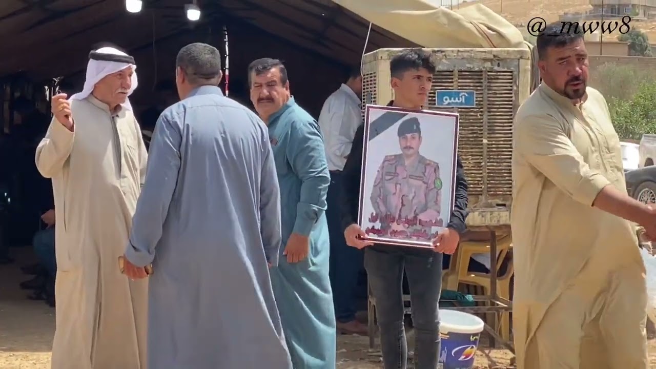 الشهيد البطل الملازم اول حكم كاظم حسين السلمان الذي نال شرف الشهاده في قاطع كركوك دبس