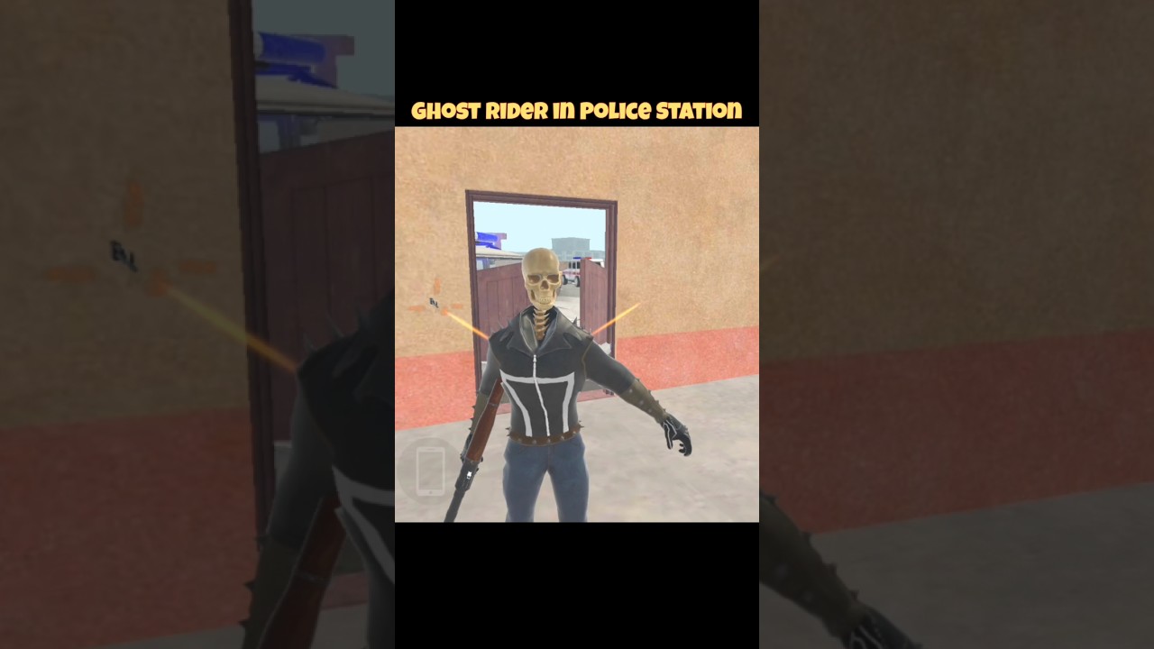 Ghost Rider in Police Station of ITA Game #gaming #shorts #trending