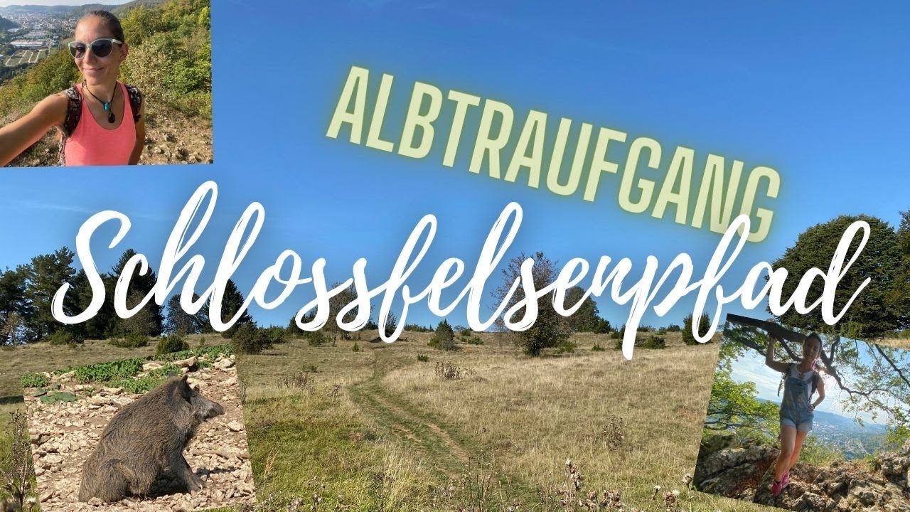 Traufgang Schlossfelsenpfad mit Lena und  Käppi | Wandern in Deutschland | Schwäbische Alb