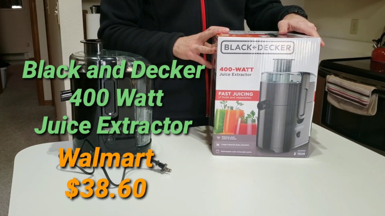 BLACK + DECKER 400 WATT JUICE EXTRACTOR
