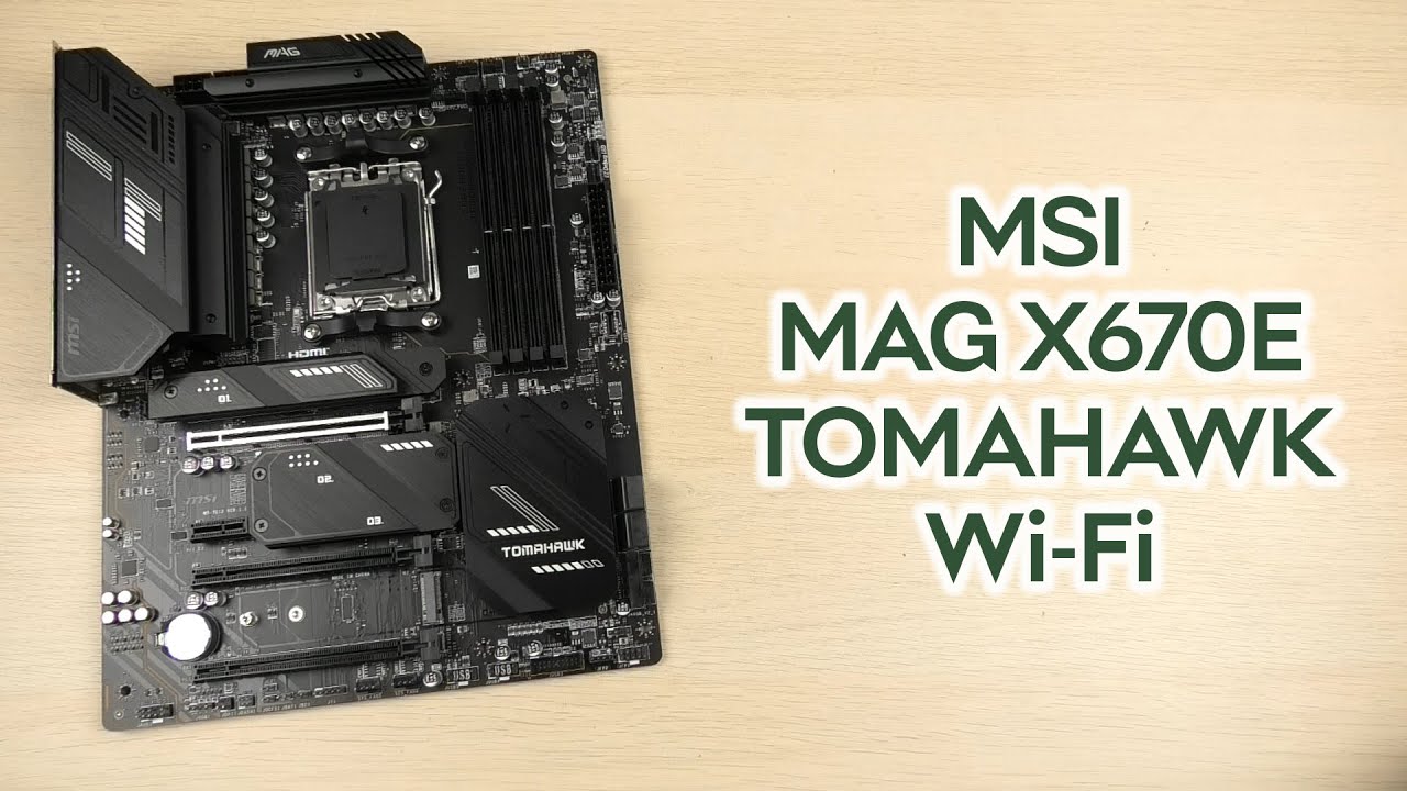 Розпаковка MSI MAG X670E TOMAHAWK Wi-Fi