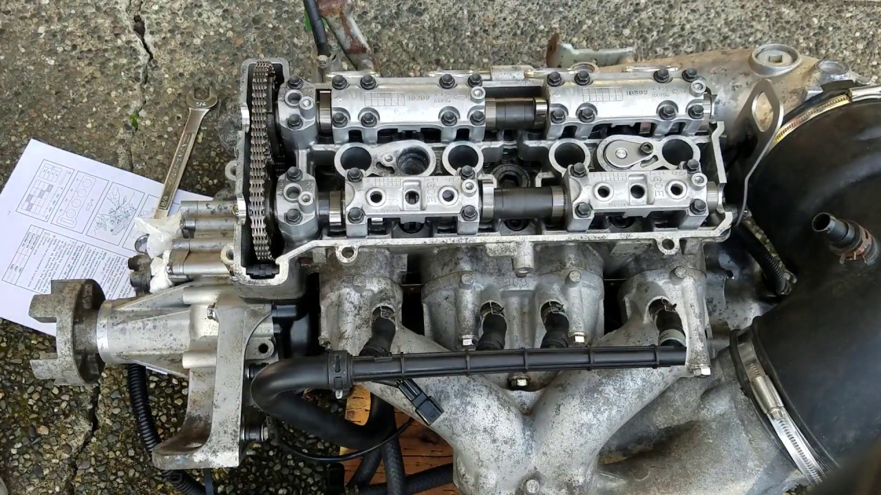 How to check valve clearances on YAMAHA MR-1 Jet ski Engine