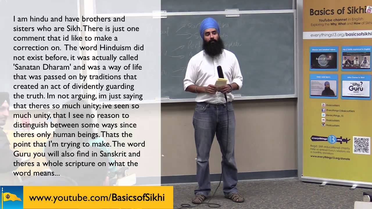 Is Sikhi a religion? - Q&A #9 UC Davis SSA