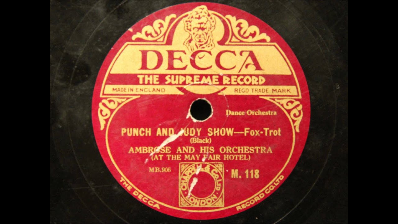 Punch and Judy show - Ambrose and his orchestra