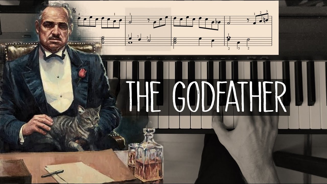 The Godfather | O Poderoso Chefão - Piano - Speak Softly, Love (com partitura)