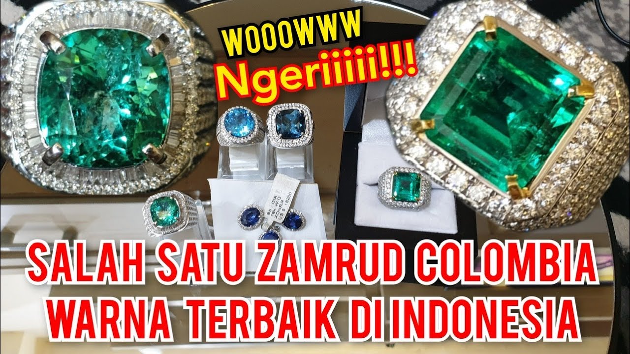 Ini sih warna zamrudnya ngeri banget! Pertama kali lihat salah satu warna terbaik zamrud diindonesia