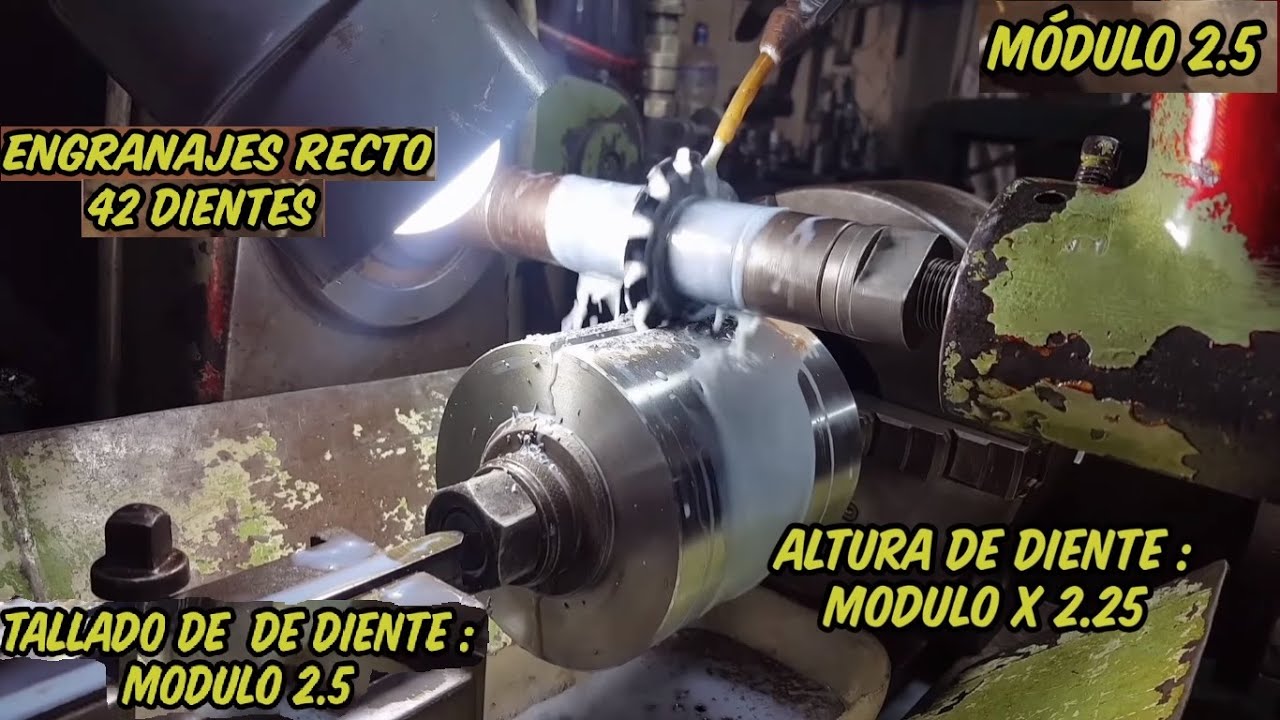 #TorneriaMecánica#60-----Maquinado de engranajes rectos