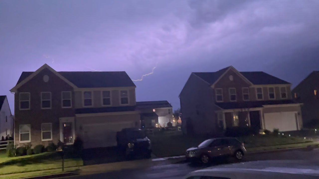 April 16 2022 severe thunderstorm with hail!
