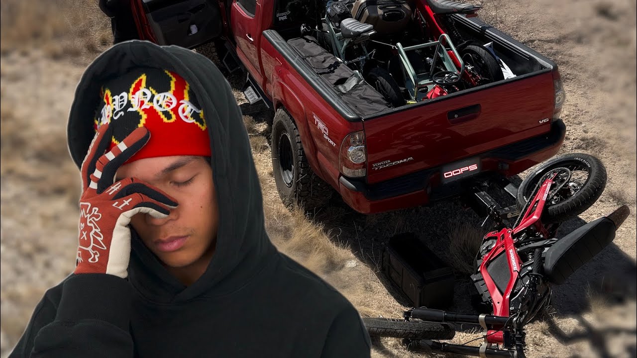 We trashed Surronster's Surron..